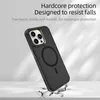 Роскошный магнитный гибридный маточный телефон для телефона для iPhone 15 13 14 12 Pro Max 5G Прочная прочная полная защитная программная бамперская оболочка поддержки беспроводной зарядки