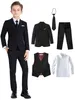 Clothing Sets Mens colorful formal set 5-piece slim fit dress set T240513