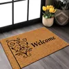 Carpets Silk Ring Carpet Floor Mat Coconut Palms Cutable Household Entrance PVC 40x60cm Real Quick-Drying Bathroom Blanket