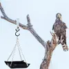 Autres fournitures d'oiseau Fourniture de mangeoire pour l'extérieur suspendu avec 4 chaînes en fer en acier inoxydable Crochet en forme de S.