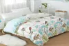 2018 Design Floral Birds Bedding Set Bed Linens 1 PC Däcke Cover 100 Cotton Qulit Cover eller Comforter eller Case Whole1770277