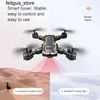 Drones rnabau S6 UAV Profissional Obstactle Evitar WiFi 8K Definição de alta definição Dual Camera Photography Aerial RC FPV Helicóptero de brinquedo dobrável 2.4G S24513