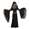 Halloween Medieval Hooded Child Girls Queen Vampire Dress Costume