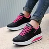 Chaussures décontractées Fashion Sport Breffe-Shake Fitness Platform Sneakers Running Zapatos de Mujer