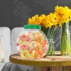 Storage Bottles 5 Pcs Christmas Candy Jar Juice Plastic Packaging Flour Containers Treats Ball Shaped Drinks The Pet Coffee