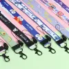 Polyester Toys Cartoon Phone Phone Phone Stracts Charms Keychain Lanyard Ferrule Multi-Color Cells Téléphone Accessory Camera Camera Student Carte Work ID Cartes Long
