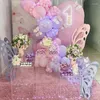 Party Decoration Hollow Diy Butterfly Decorations Pink Purple Farterflies Props Baby Shower Butterfliy Temed Birthday Decor