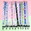 Polyester Toys Cartoon Phone Phone Phone Stracts Charms Keychain Lanyard Ferrule Multi-Color Cells Téléphone Accessory Camera Camera Student Carte Work ID Cartes Long
