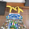 Top Designer Kids Clothes Girls Camisole Robes Baby Multi couches Cake Kirt Princess Robe Taille 90-150 cm Child Frock 24MA