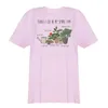 Мужские футболки для садового растения Принт ботанической футболки милая эстетическая графическая график повседневной короткометражная футболка Женская одежда коттейгейка T240510