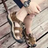 Sandles Sandals Green With Rubber Sole Heel Casual Leatherette Orthopedic Slippers Breathable Platform Shoes Skateboard TennisSandals saa Tennis