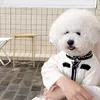 犬のアパレル秋と冬のペット服デザイナーセーター小さなミディアムサイズのニットファッションカーディガンヨークシャープードル