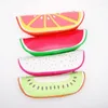 Cartoon Cute Fruit Pencil Case Watermelon Orange Kiwi Storage Bag Student School School Supplies Kawaii Torby