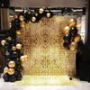 Dekoracja imprezy 118pcs balon łuk girland Zestaw Chrome Metallic Gold Latex Black Polka Dot Balons Wedding Baby Shower Birthday Decors