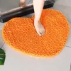 Bath Mats 40x50cm Heart-shaped Floor Bathtub Absorbent Non-slip Foot Toilet Bathroom Wedding Carpet Household Products