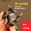 Drones V2 Folding 4K Mini Drone WIFI Remote Control Drone FPV Aircraft Aerial Photography Fixed Height Four Helicopter S24513