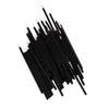 Brosses de maquillage 50pcs Eyeliner Eyeliner Dougleur pour l'œil Brosse cosmétique de l'applicateur de baguette