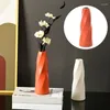 Wazony nowoczesny wazon kwiatowy biały pomarańczowy koszyk plastikowy garnek nordycki dom do dekoracji salonu