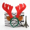 Head Buckle Hoop Reindeer Elk Christmas Antler Headband Deer Horn Kids Adults Hair Accessory Party Festival Decor 1104 band