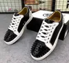 Designer Rivet Sneakers Men low Top Sports Shoes Flat Bottomed Casual Shoes Classic Fashion Breathable Stylist Shoes Flat Spikes Flats