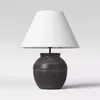 Table Lamps Large Ceramic Lamp Black - Threshold Light Bulbs Not Included