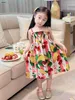 Top Girls Dresses Design in pizzo vuoto per bambini Design per bambini Taglia 90-160 cm Designer Designer Abito Princess 24 Mar