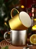 Canecas de caneca de cerâmica de caneca criativa Chepa de café com colher de água de leite de água de alta capacidade bebendo uma decoração de bebidas em casa