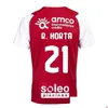 Jerseys de football 23 24 SC Braga Mens Bruma Abel Ruiz Andre Horta A. Djalo Mendes Rony Lopes R. Pizzi Home Red Football Shirts 2023 Camis Otg5e