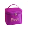 Storage Bags Large Bag Foldable Cosmetic Waterproof Simple Korean Portable Elegant Purple Capacity Daily Finishing