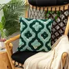 Kudde boho etnisk stil täcke handgjorda kast täcker heminredning ryggstöd för bäddsoffa dekorativa förnödenheter