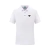Designer maschi's Business Polo Maglietta maschile da uomo ricamo di ricamo maglietta per design a v-scollo a v-cotone High Street Maglietta casual da uomo Abito casual di lusso