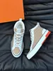 2024 Designer Mens Trail Casual Sneaker Scarpe High Top Skate Schermo in pelle scamosciata di caprente di capra in pelle di capra bianca scontata all'ingrosso sconta