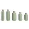 Set di accessori per bagno 3 pezzi bottiglia gel doccia a bottiglia ricaricabile contenitore distributore di plastica in schiuma di plastica pecca pede