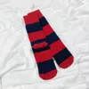 Men's Socks 23SS Designer Trendy Socks Childrens Mid Cap Pure Cotton Spring/Summer Stripes Cute Smiling Face Calf Socks ins