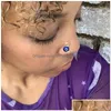 Näsringar Studs Nose Rings Studs African Cuff Non Piercing Fake For Women Blue Eyes Hoop Ear Clip Body Jewelry Type Drop Delivery J Dhuqp