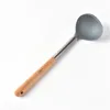 Spoons Frying Shovel Non Stick Anti-scalding High Temperature Resistance Hanging Hole Non-slip Kitchen Utensils Kitchenware Silicone