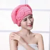 Towel Women Magic Dry Hair Cap Quick-drying Soft Head Wrap Super Absorbent Makeup Turban Shower Skin-friendly Elastic Band Bow