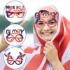 Frames Glasses 4Th Patriotic Of USA July Parade American Flag Independence Day Party Glass