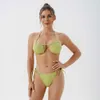 New Sexy Tre punti Spalato Swimsuit Women's Solid Bikini H514-24