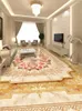 Wallpapers luxe stijl marmeren parket 3D -vloer PVC sticker printen waterdichte behang muurschildering decoraties
