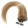 Golden 613 # Real Hair Wig Ladies American Long Right Hair Clip Hair Huit-Piece Set Real Hair Hair Wholesale Hair Products