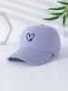 Ball Caps Boutique de vêtements à la mode P Print Heart Love Broidered Low Profile Soft Basketball Hat