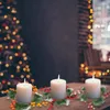 Kerzenhalter schöner Weihnachtshalter kleiner Simulationsanlagen Kranz Puppenhaus Stick Dekorationen S06 21