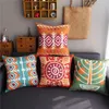 Kussen linnen deksel huisdecoratief Zuidoost -Azië kleurrijke geometriepatroon 9314 behuizing bankenstoel taille