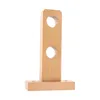 Shower Curtains Roman Pole Bracket Curtain Accessory Rod End Wardrobe Support Wooden Holder Bath