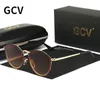 GCV Classic Round Cat Eye Sunglasses Men Women General GM Butterfly Uv400 Sun Glasses For Lunette De Soleil Homme Metal Frame 240429