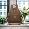 wholesale shoulder bags 2 colors street fashion woven handbag soft and light stitching leather leisure backpack daily with diamond fashion bag 1208#