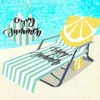 Chair Covers Beach Cover Holiday Garden Swimming Pool Lounger Chairs With Storage Pocket Summer Seaside Towel