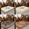 Tapis rétro persan tapis utilisé pour la décoration de salon tapis de plancher de style ethnique familiale hôtelière familiale non glisser la table basse canapé H240514
