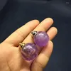 Подвесные ожерелья оптовые фиолетовые натуральные хрустальные ручные